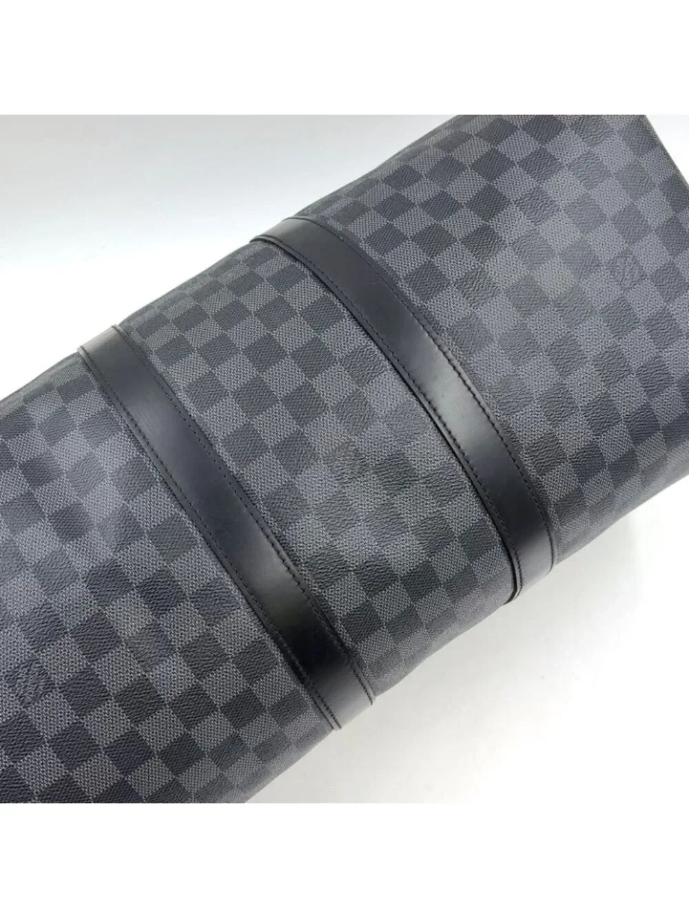 Louis Vuitton Keepall Bandouliere 45 Damier Graphite Leather